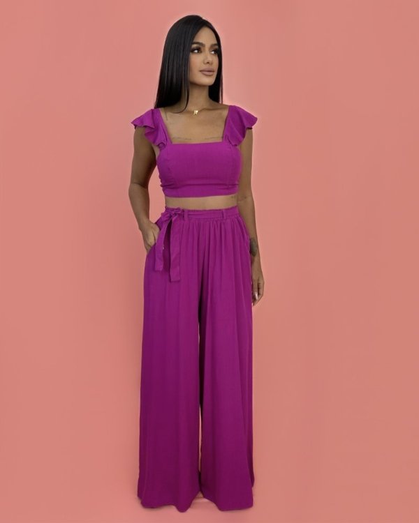 Cropped Samira - Fúcsia