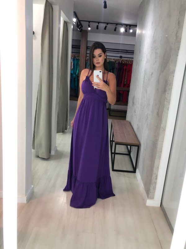 Vestido Márcia - Lavanda