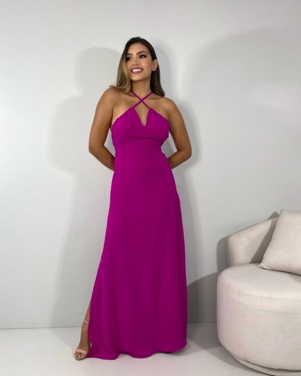 Vestido Lee - Fúcsia