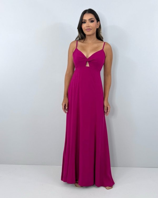 Vestido Eliana - Cereja