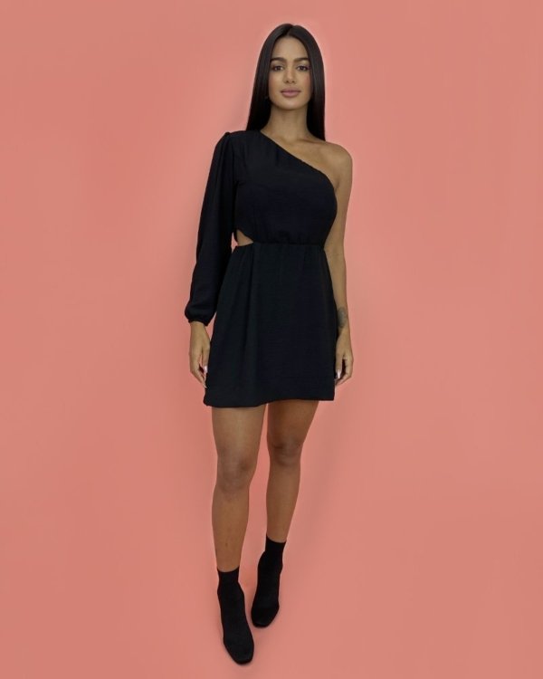 Vestido Luna em Duna - Preto
