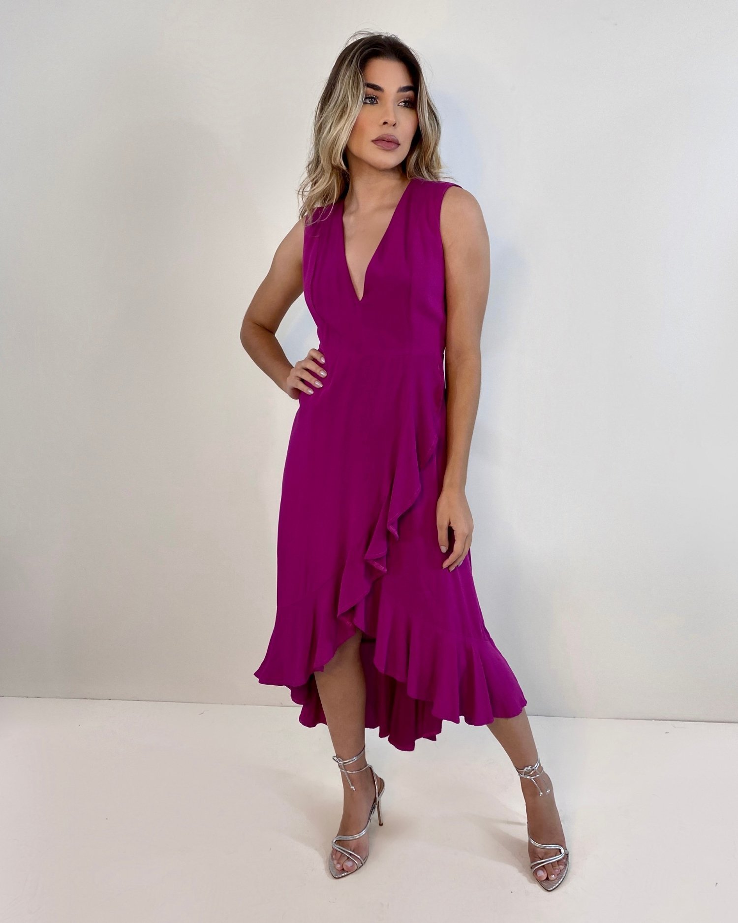 Vestido Alessandra - Fúcsia - Image 2