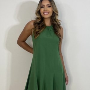 Vestido Regina - Verde Militar - Image 1