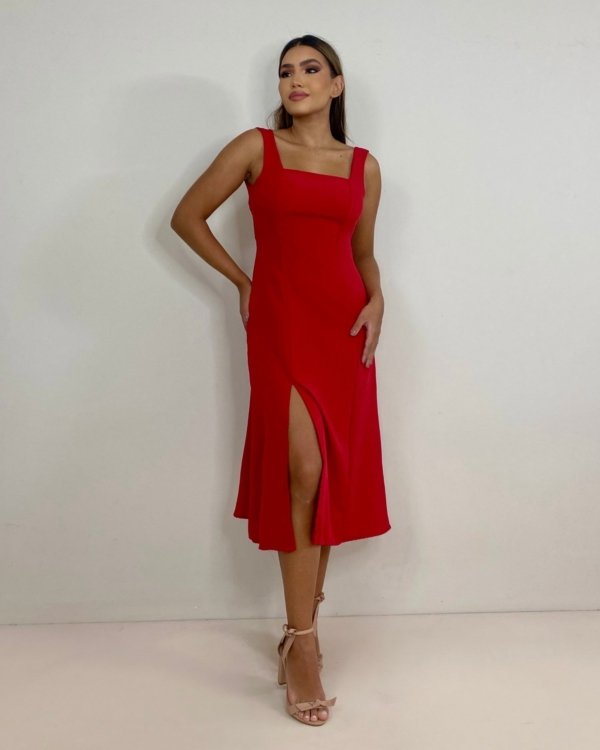 Vestido Roberta - Vermelho