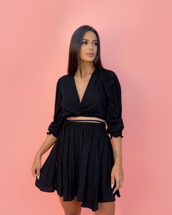 Saia Jaqueline - Preto