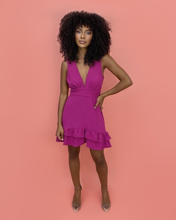 Vestido Margot - Fúcsia