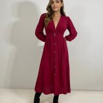 Vestido Clara – Marsala