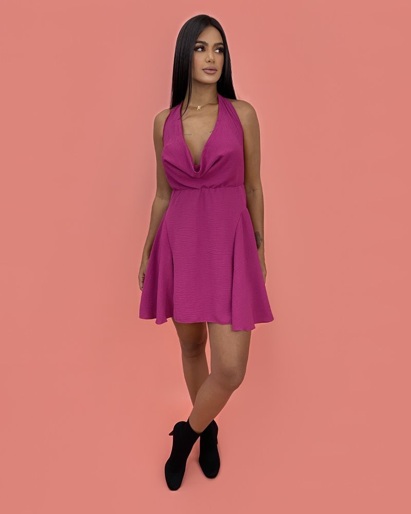 Vestido Josy - Fúcsia - Image 1