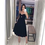 Vestido Jéssica Midi – Preto