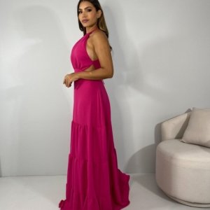 Vestido Estefane Longo - Pink - Image 2