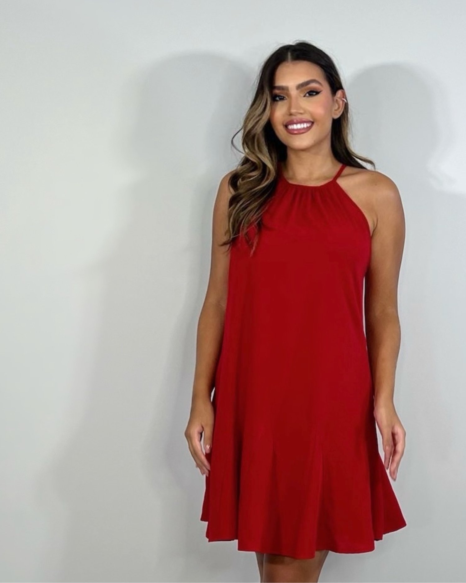 Vestido Regina - Vermelho - Image 1