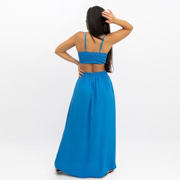 Vestido Natália - Azul Claro