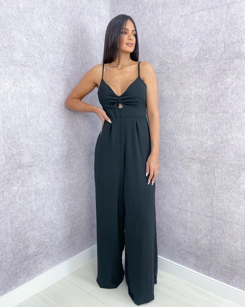 Macacão Ivete - Preto