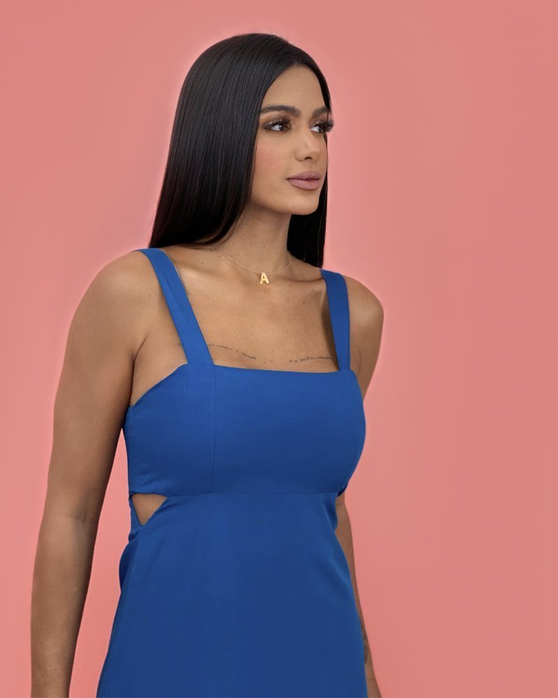 Vestido Lisa - Azul Petróleo - Image 2