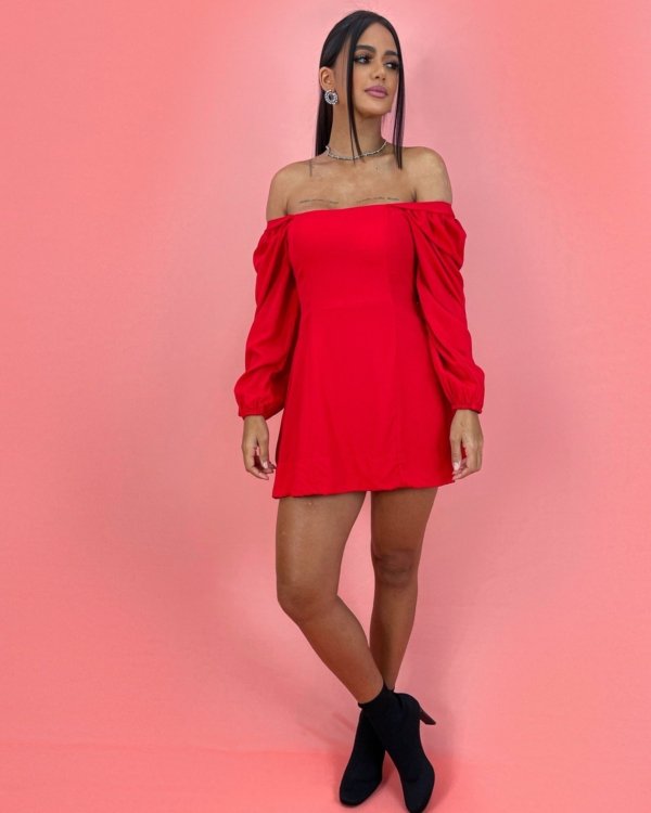 Vestido Graziele - Vermelho