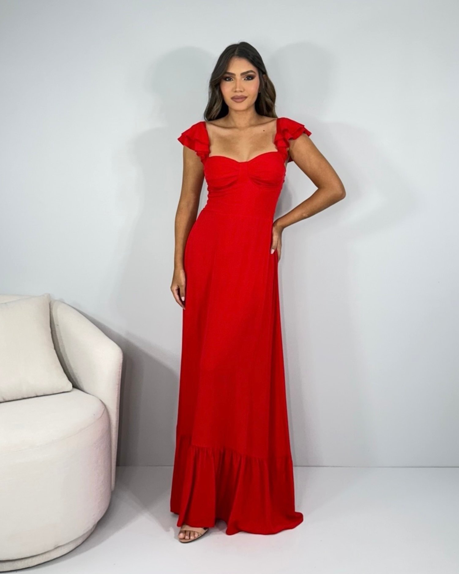 Vestido Isla - Vermelho - Image 3