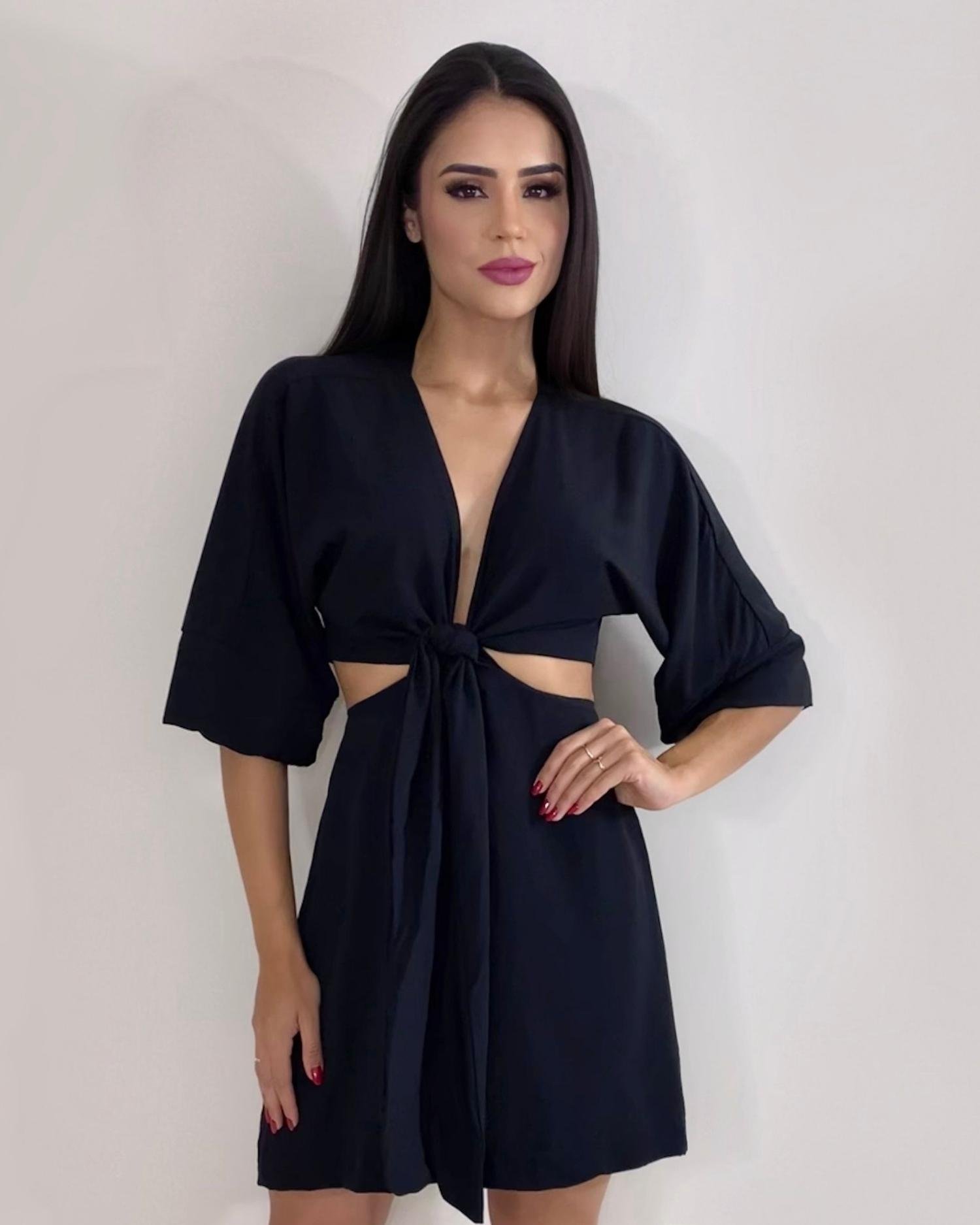 Vestido Mariana - Preto - Image 1