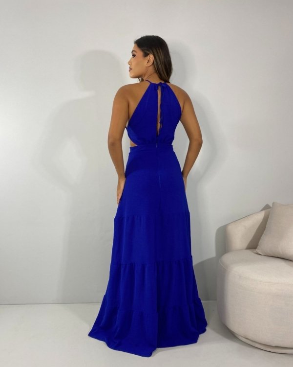 Vestido Estefane Longo - Azul Royal