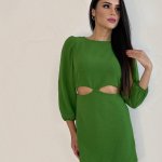 Vestido Tainara – Folhagem