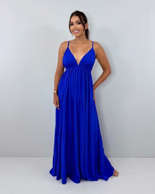 Vestido Sophia - Azul Royal
