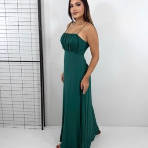 Vestido Drica Longo - Verde Amazônia - Image 3