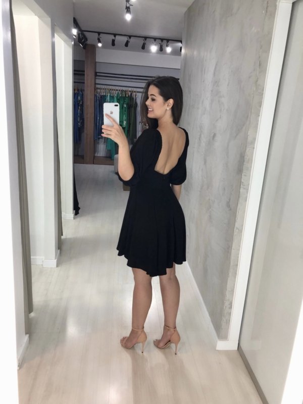 Vestido Anne - Preto