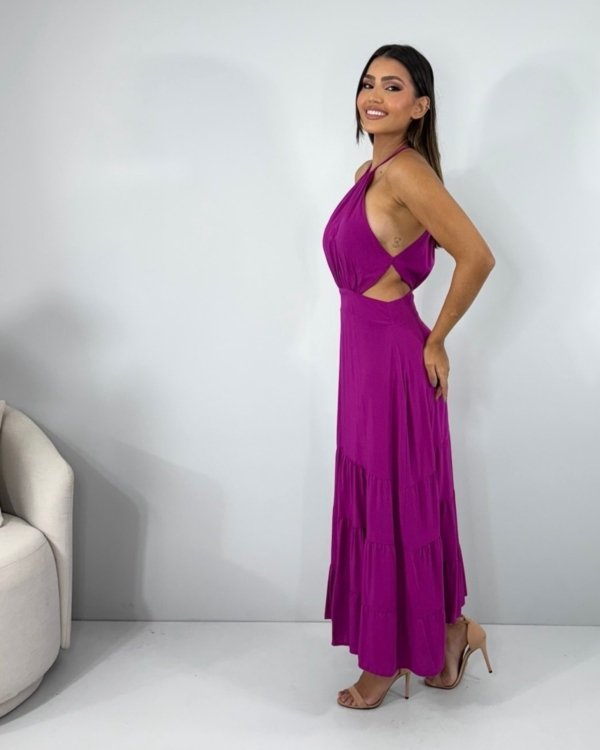 Vestido Estefane - Fúcsia