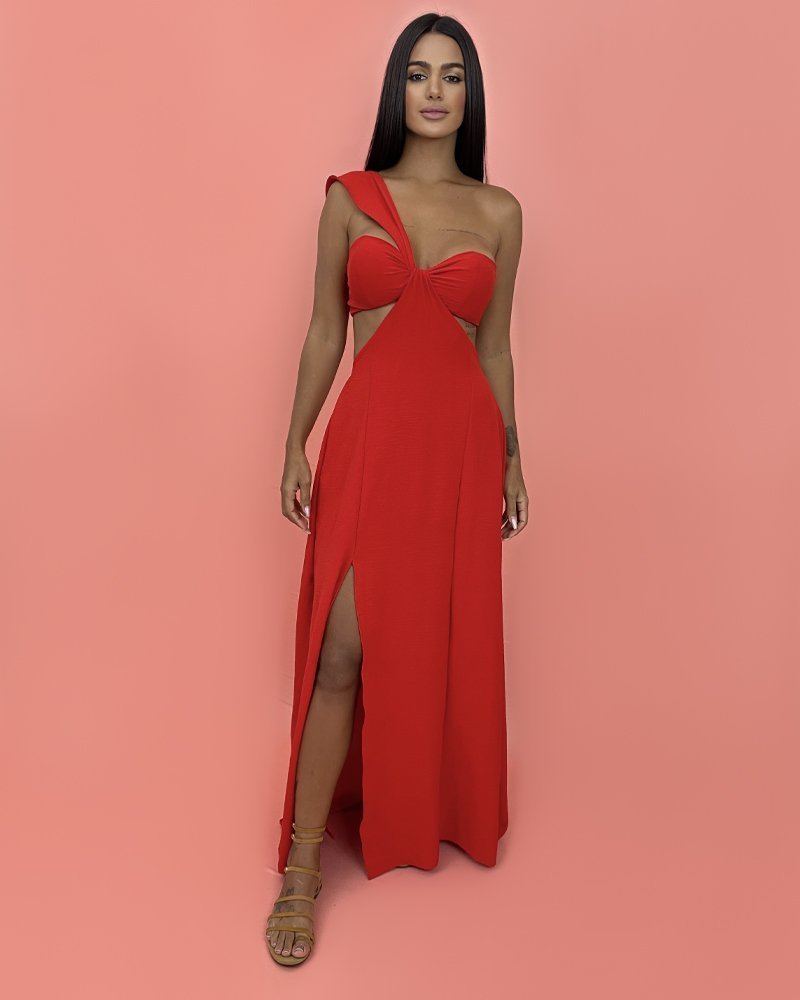 Vestido Antonela - Vermelho - Image 1