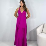 Vestido Noely – Fúcsia