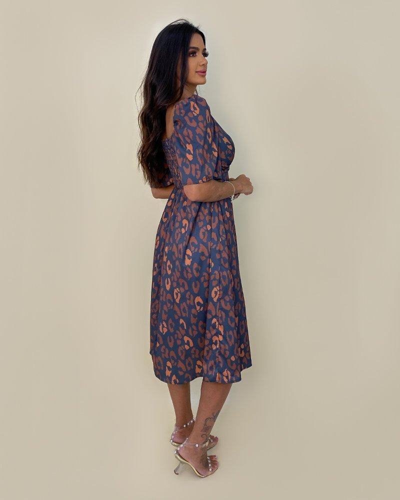 Vestido Núbia - Onça Azul - Image 3