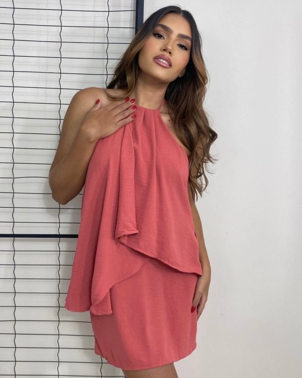 Vestido Tiffany - Rosê