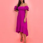 Vestido Gisele – Fúcsia