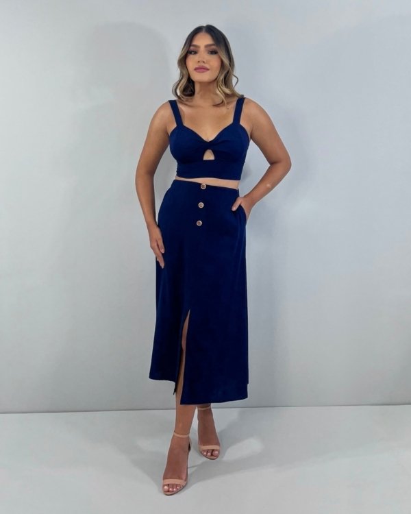 Conjunto Jamile - Azul Marinho