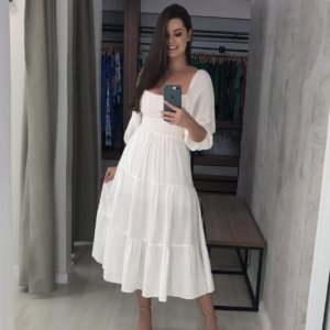 Vestido Juliana - Branco - Image 1