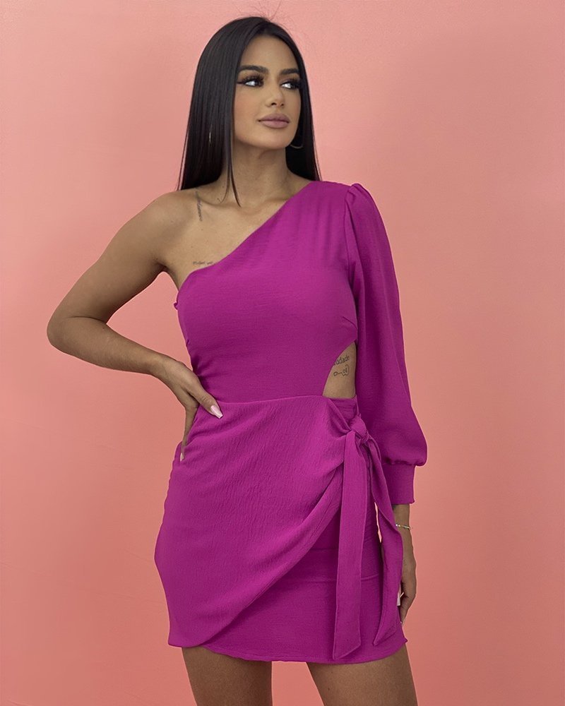 Vestido Amanda - Fúcsia - Image 1