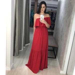 Vestido Luíza - Vermelho - Image 2