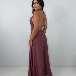 Vestido Victória - Marrom - Image 3
