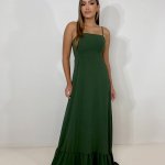Vestido Amelie – Verde Militar