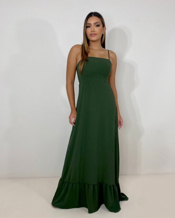 Vestido Amelie - Verde Militar