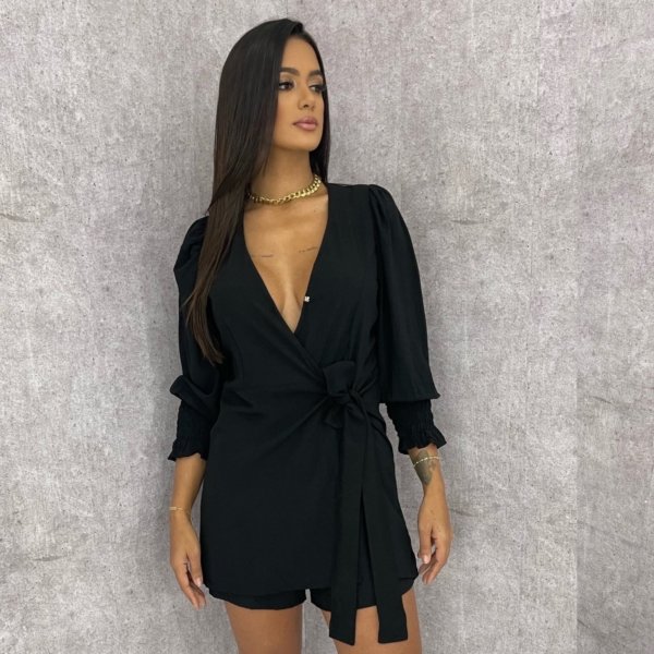 Macaquinho Pamela - Preto