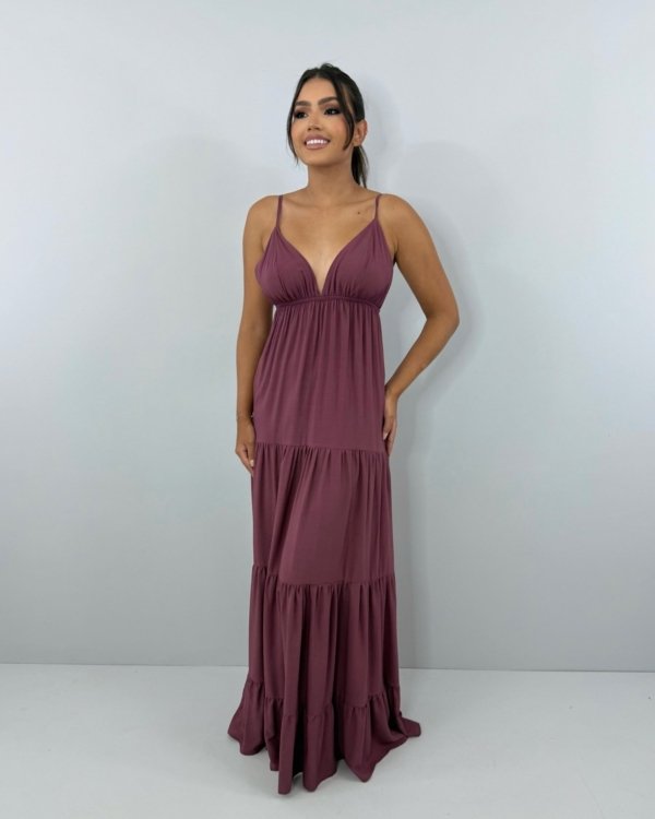 Vestido Sophia - Marrom