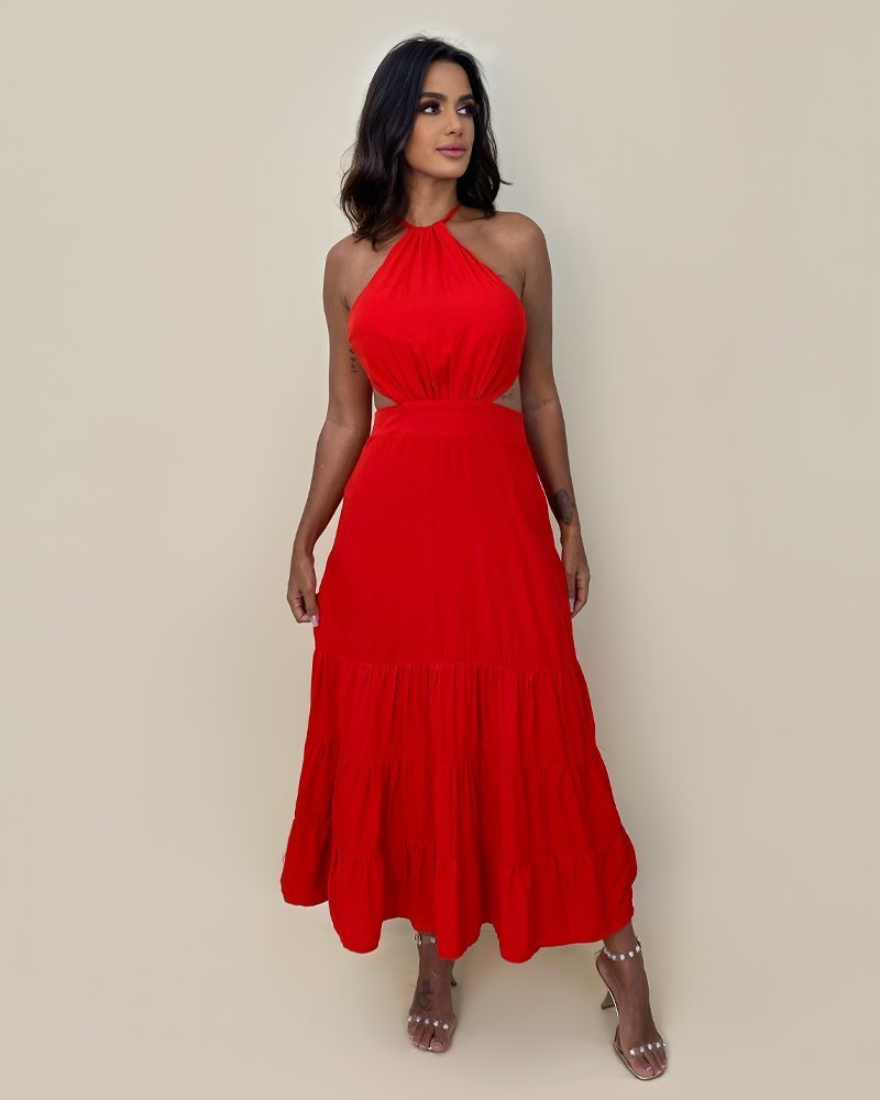 Vestido Estefane - Vermelho - Image 9