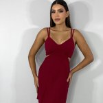 Vestido Leslie – Marsala