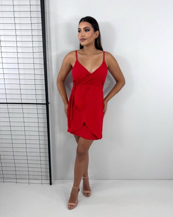 Vestido Anastasia - Vermelho