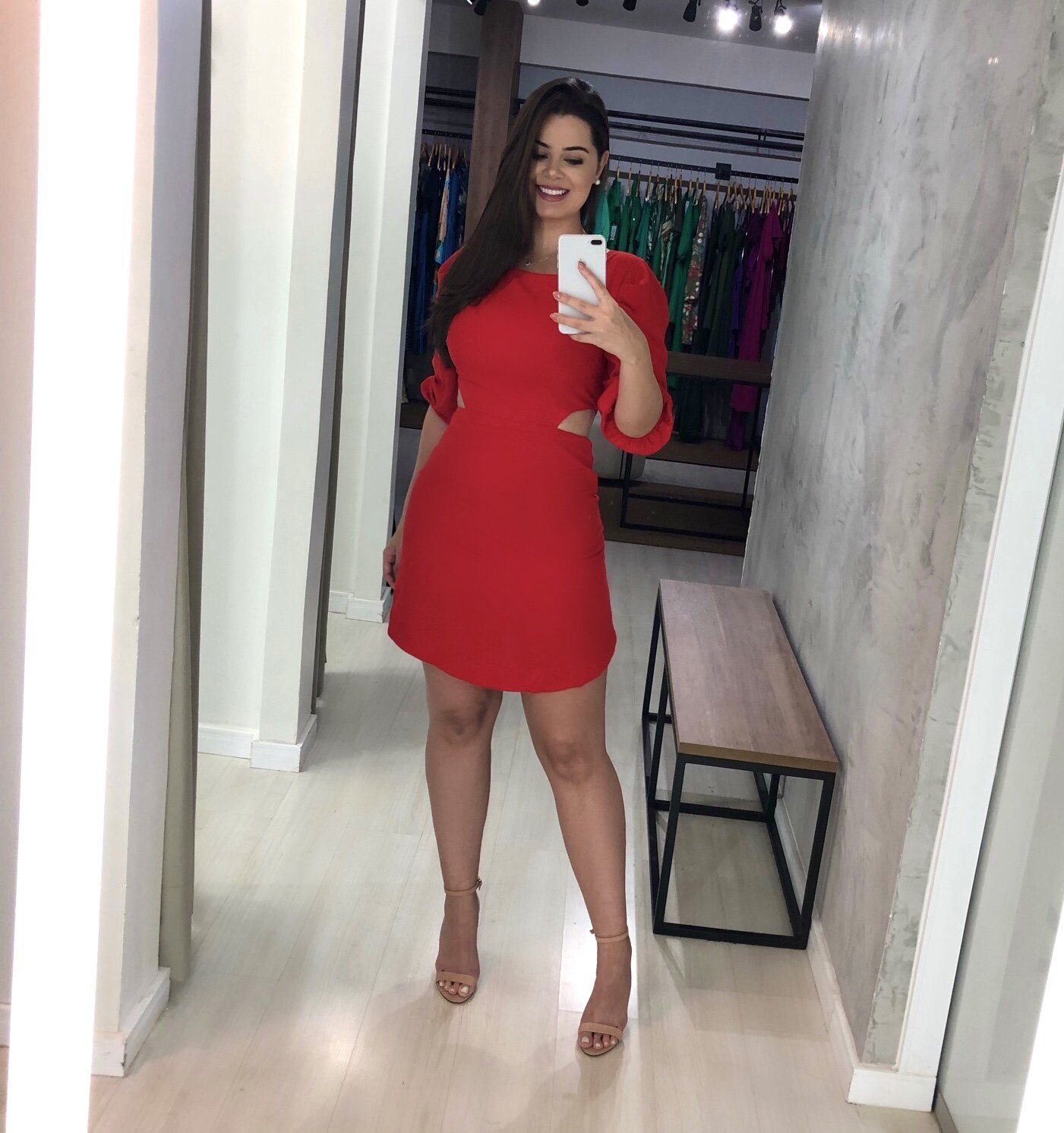 Vestido Thainá - Vermelho - Image 1