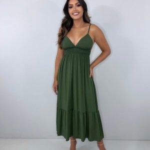 Vestido Beatriz - Verde Militar - Image 2