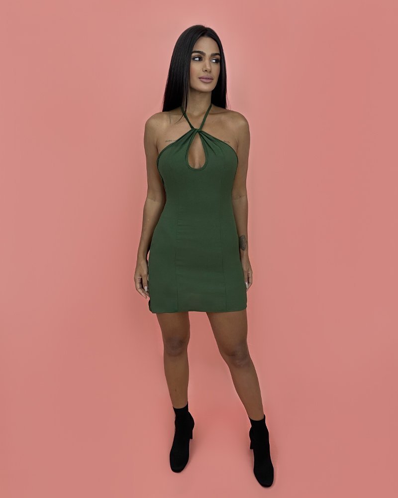 Vestido Mel - Verde Militar - Image 1