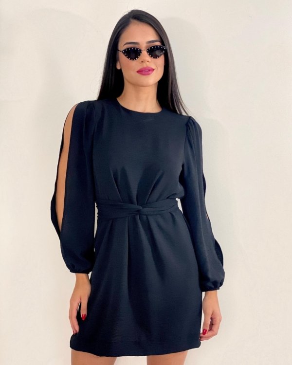 Vestido Eloá - Preto