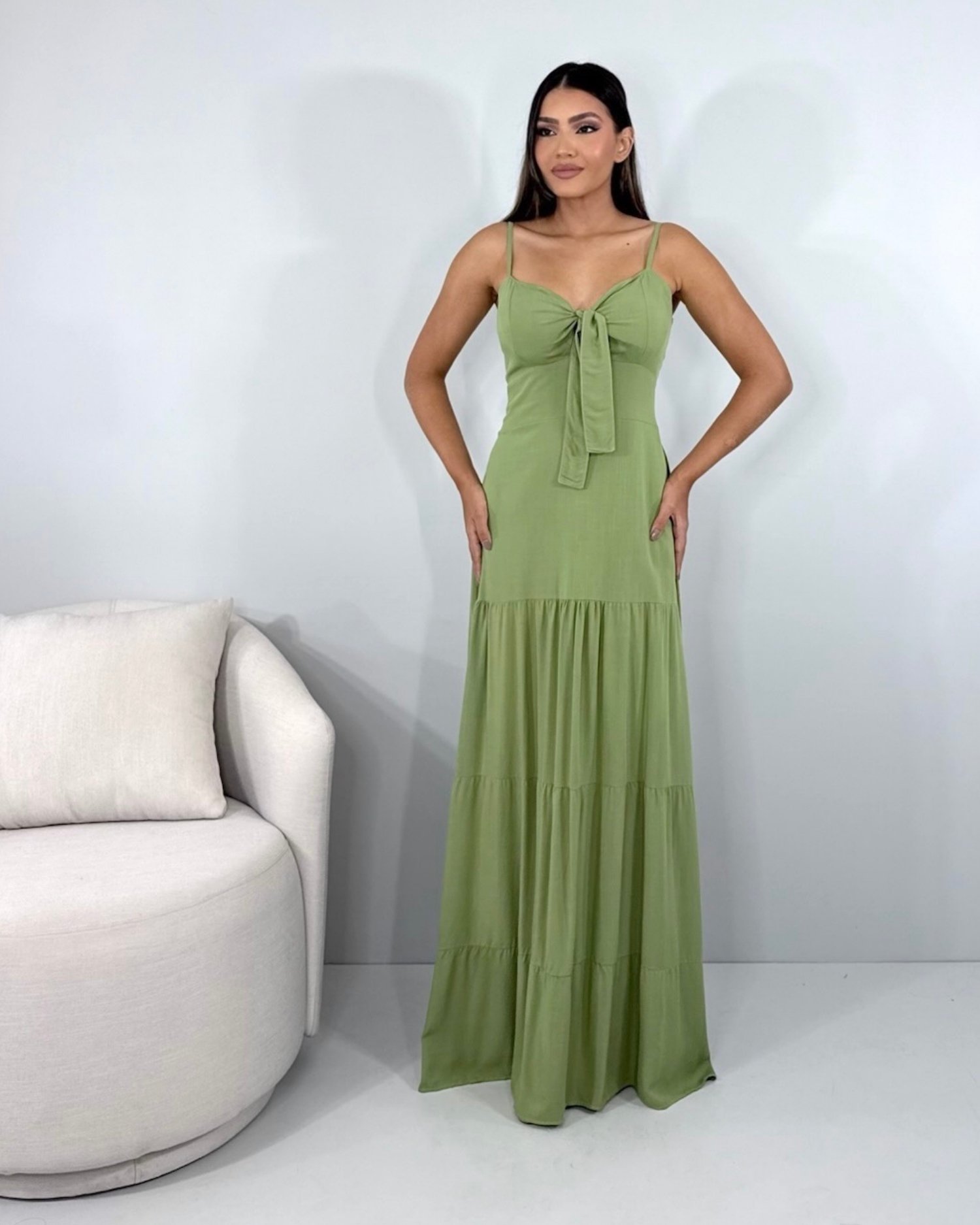 Vestido Camila - Folhagem - Image 5