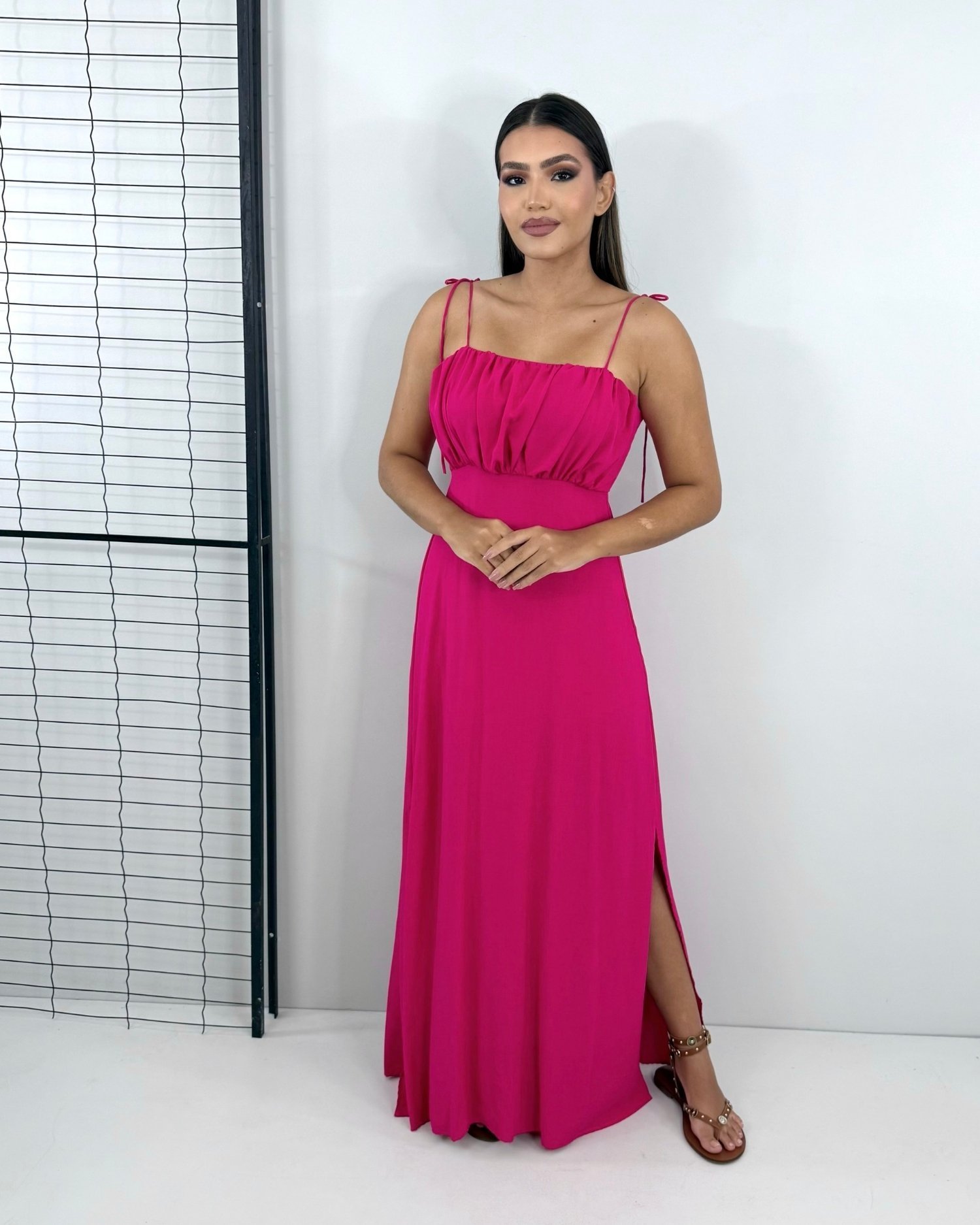 Vestido Drica Longo - Pink - Image 4